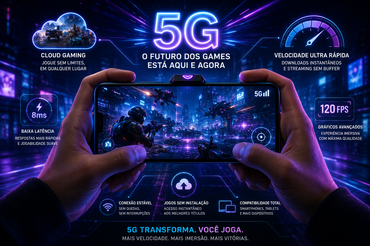Games Mobile Nunca Mais Serão os Mesmos Com o 5G