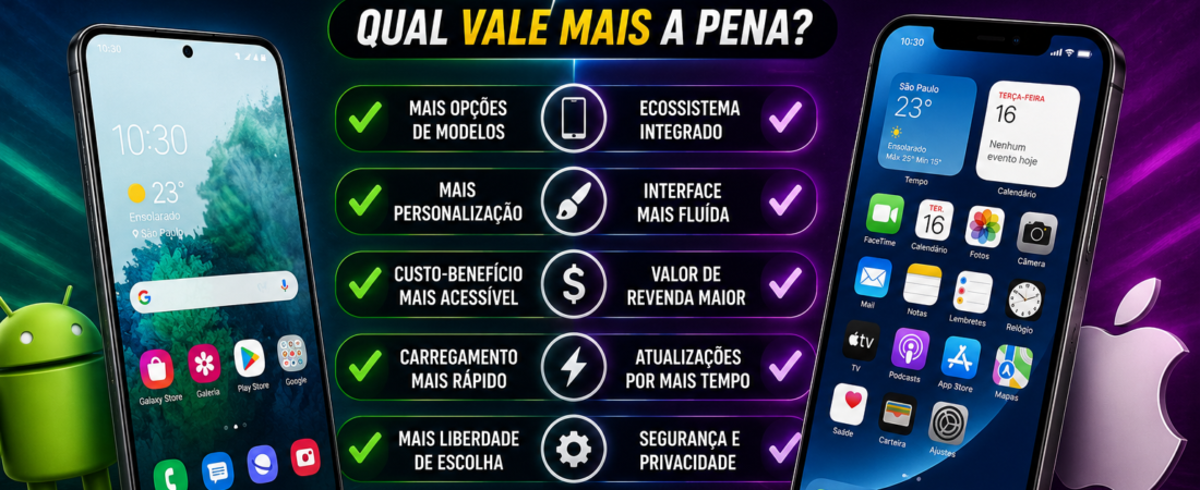 Vale Mais a Pena Comprar Android ou iPhone Hoje?