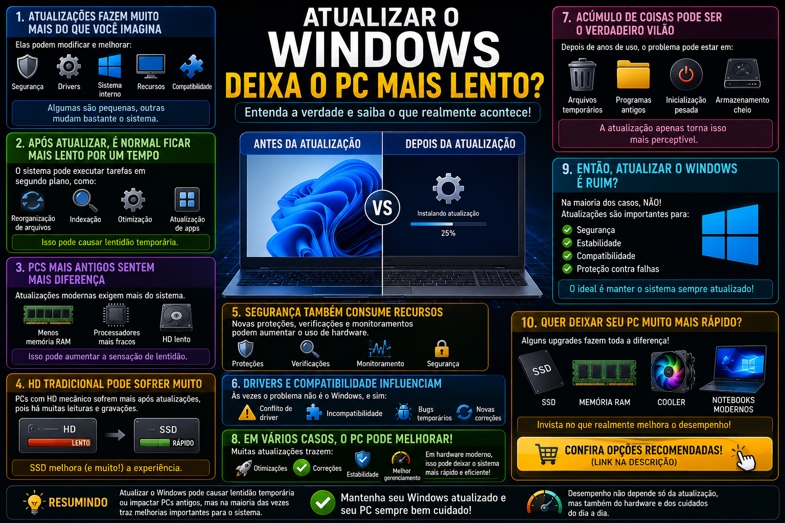 Atualizações do Windows Podem Deixar o Computador Lento?