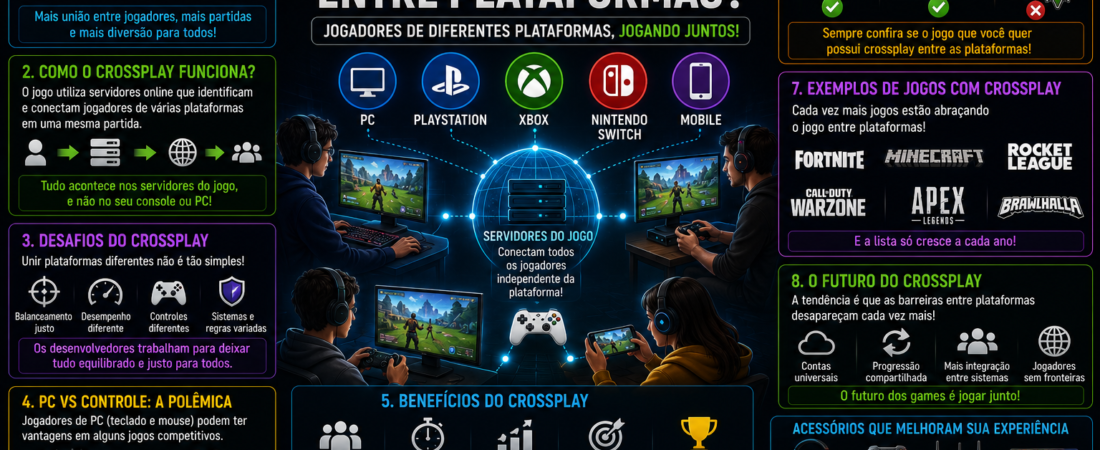 Como o Crossplay Mudou os Jogos Online