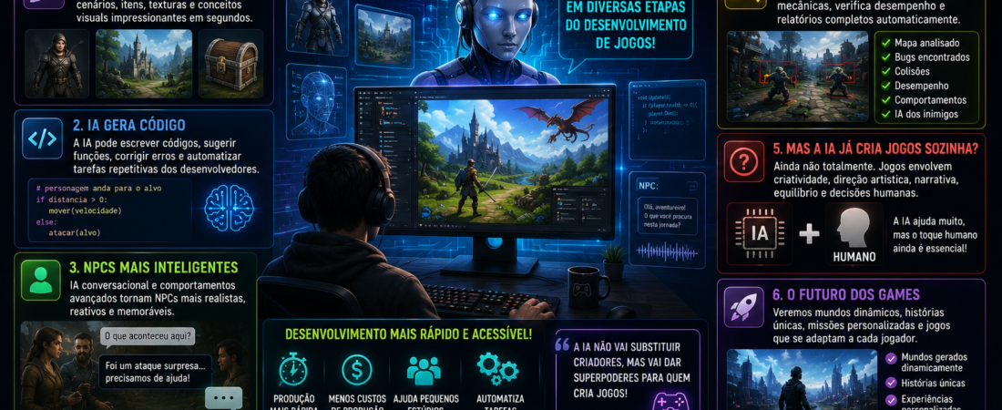IA Já Consegue Desenvolver Jogos Sozinha?