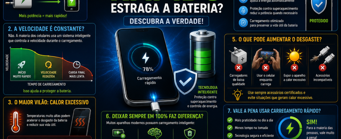 Carregar o Celular Muito Rápido Faz Mal?