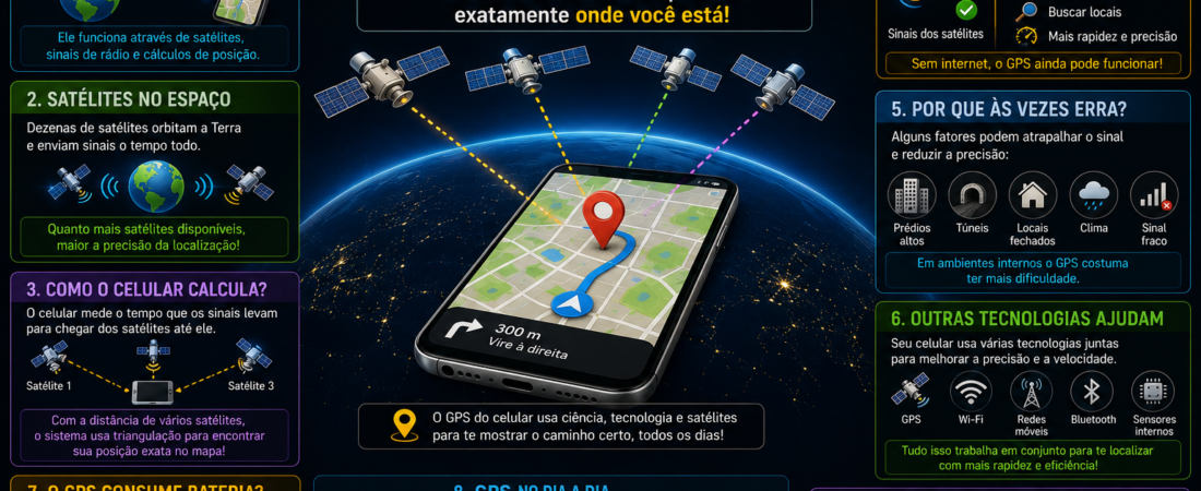 Como o Celular Descobre Sua Localização?