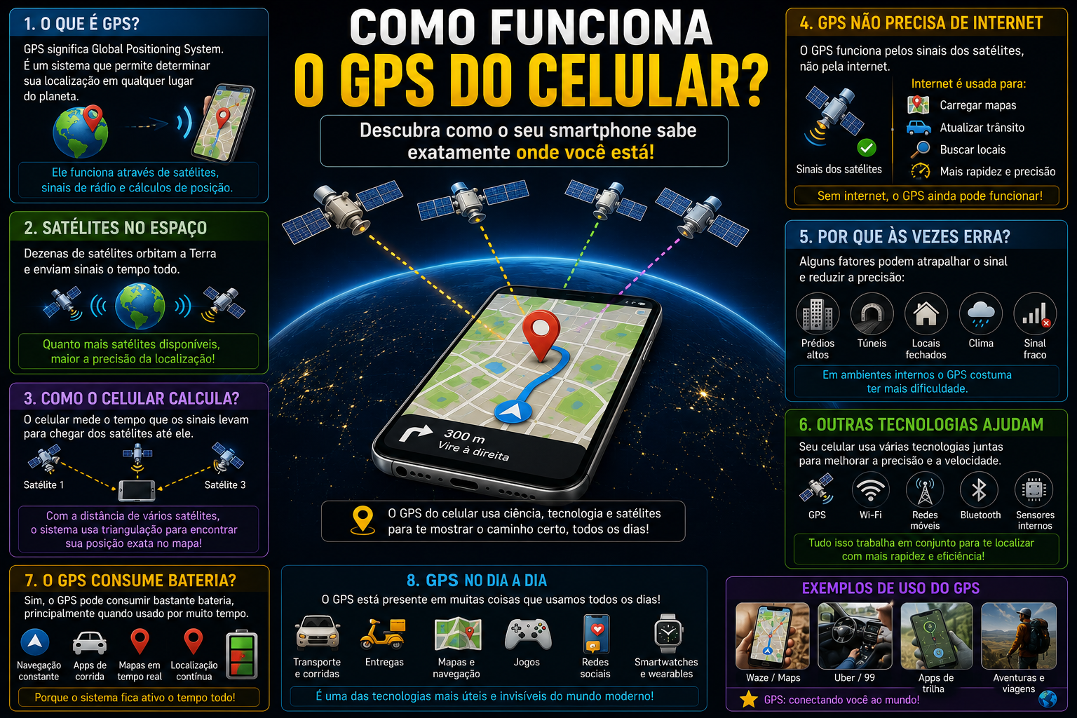 Como o Celular Descobre Sua Localização?