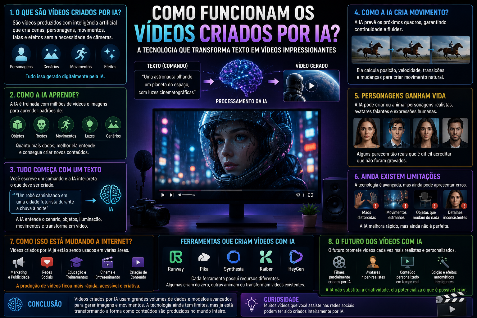 Como a Inteligência Artificial Cria Vídeos Tão Realistas?