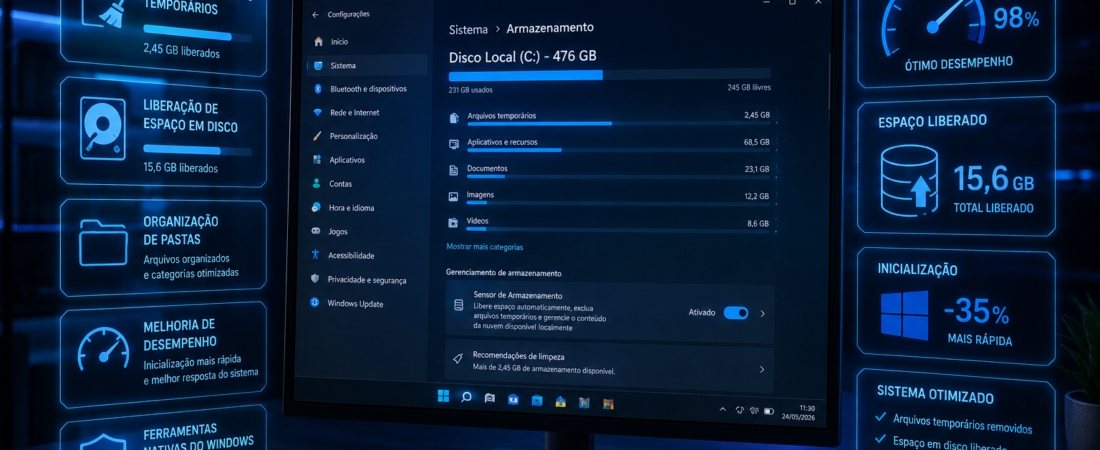 Como Limpar o Computador Sem Programas e Deixar Tudo Mais Rápido