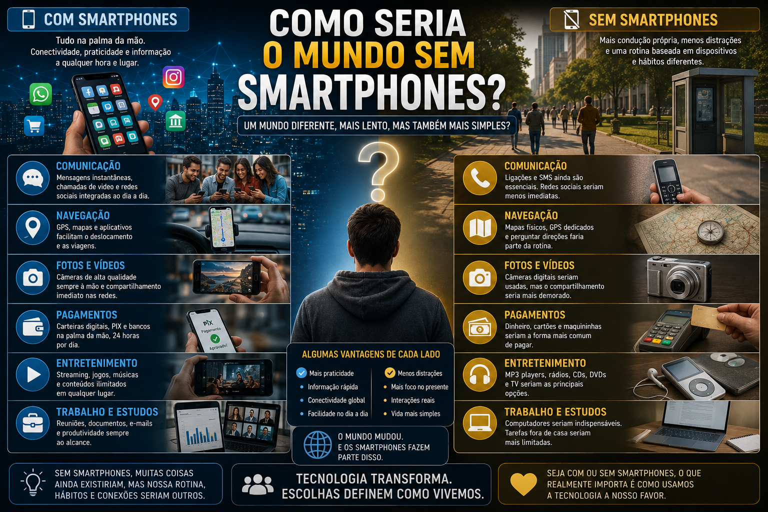 O Mundo Sem Smartphones Seria Melhor ou Pior?