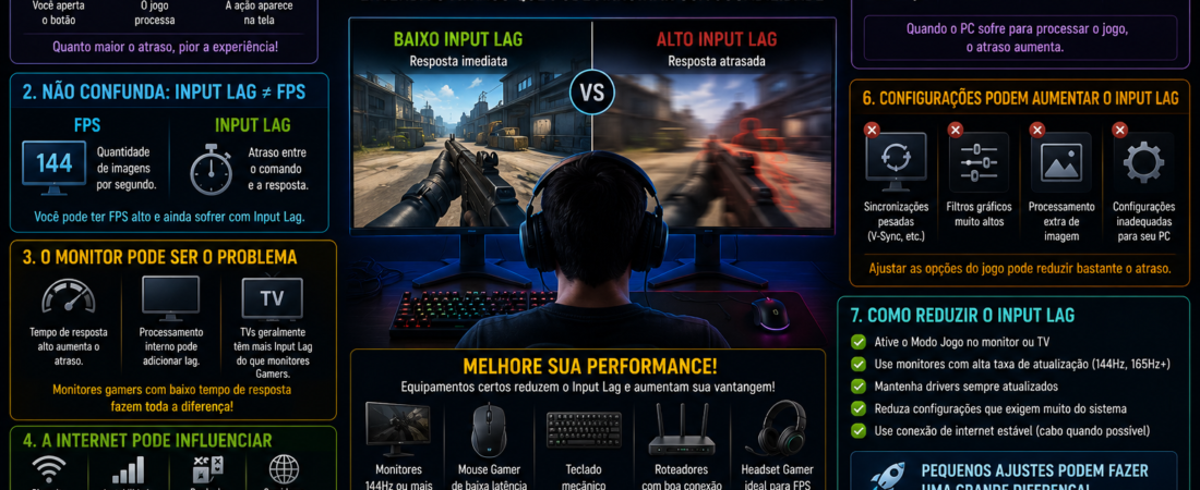 O Que é Input Lag e Por Que Ele Atrapalha Tanto nos Jogos?