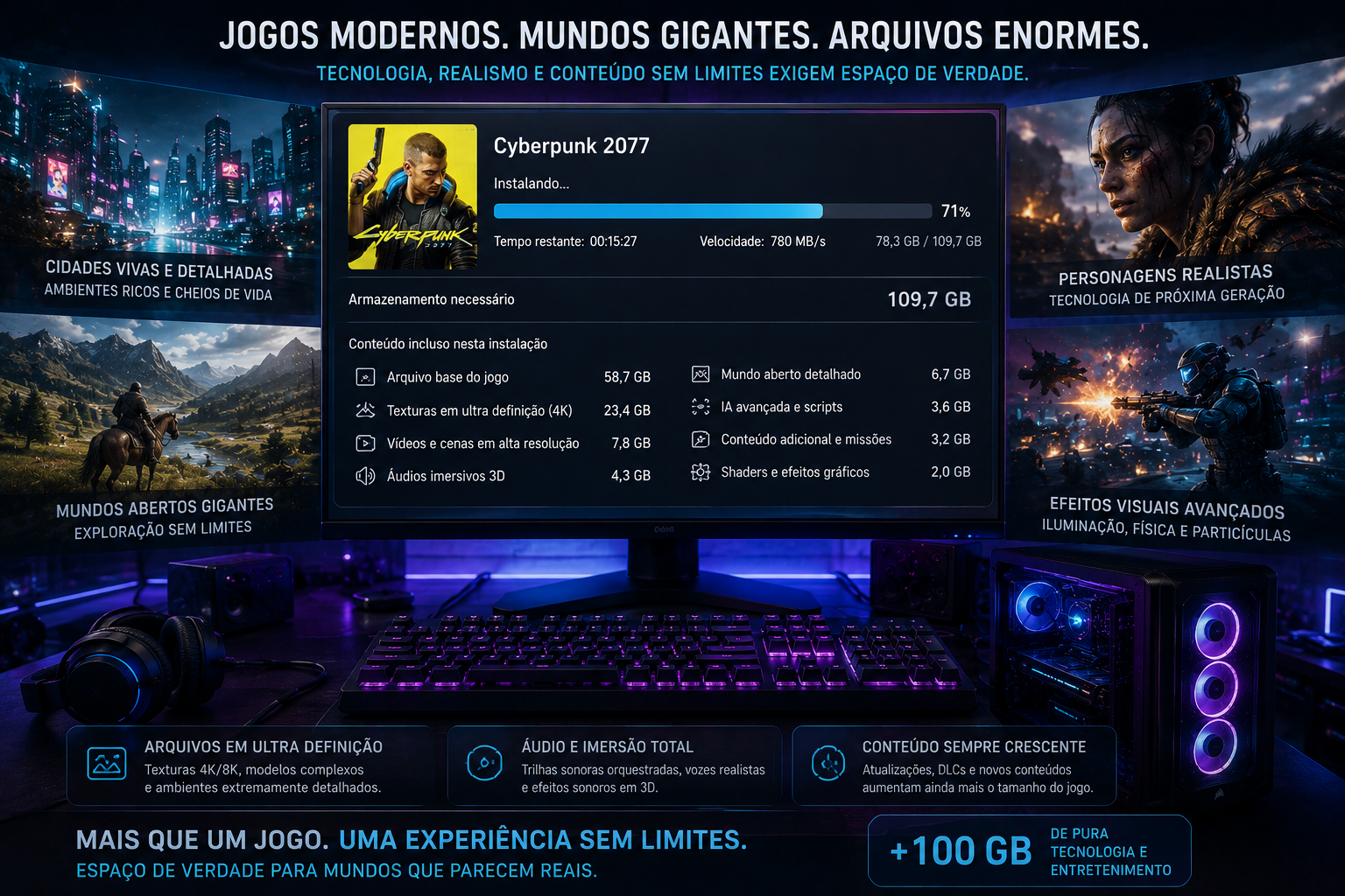 Por Que os Jogos Modernos São Tão Pesados?