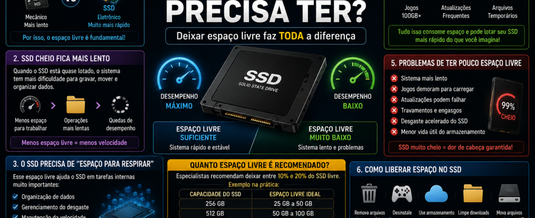 SSD Muito Cheio Pode Deixar o PC Lento?