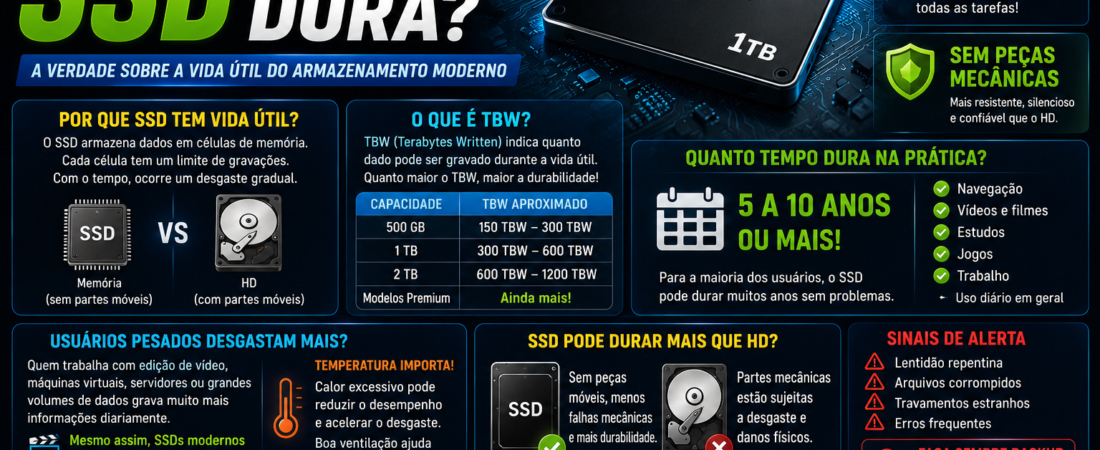 SSD ou HD: Qual Dura Mais no Dia a Dia?