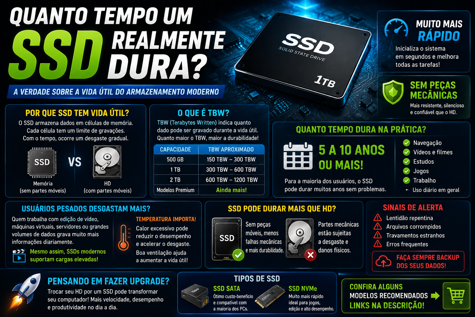 SSD ou HD: Qual Dura Mais no Dia a Dia?