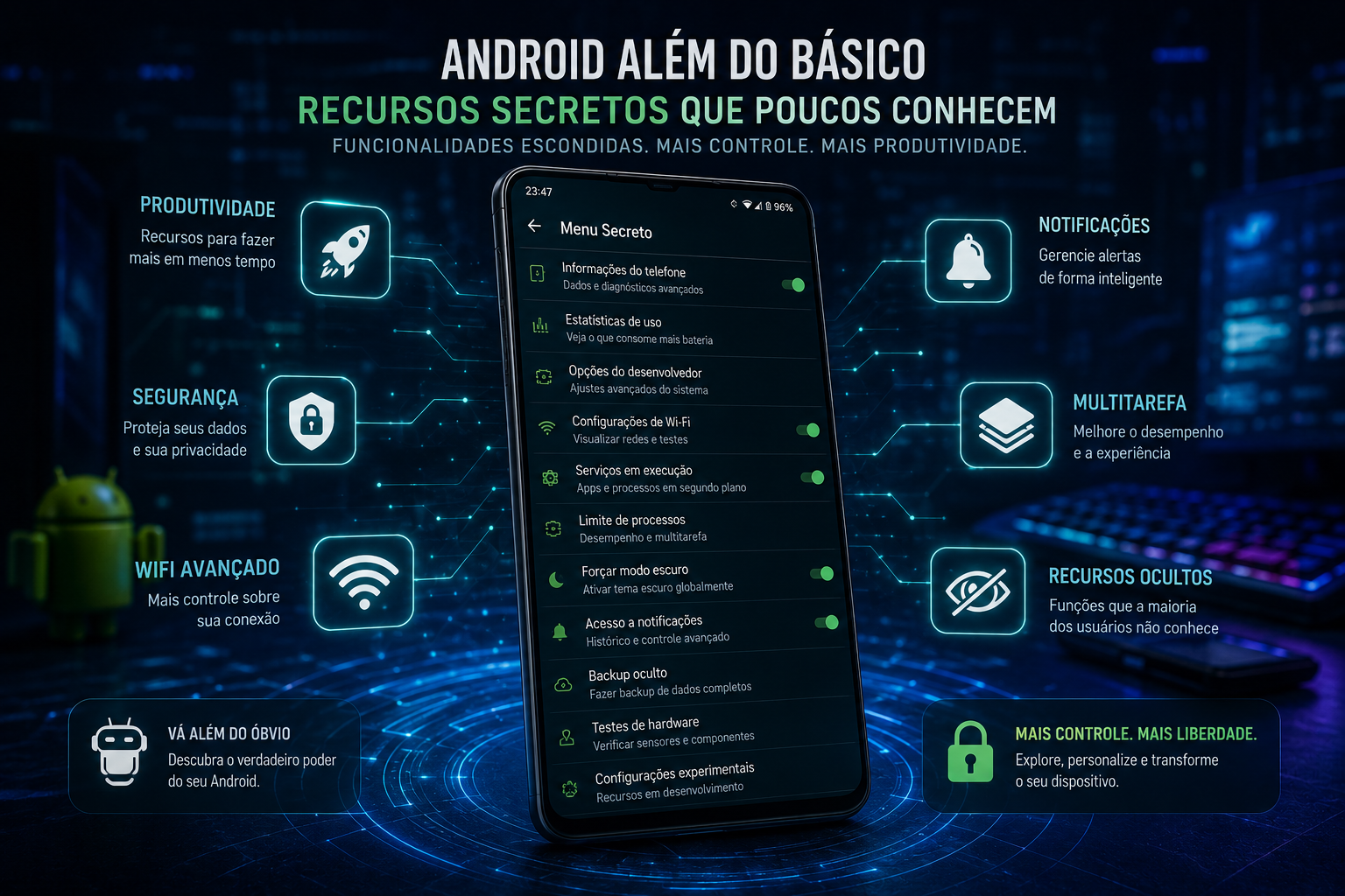 Recursos Escondidos do Android Que Quase Ninguém Usa