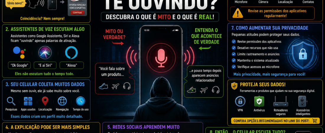Seu Smartphone Escuta Tudo o Que Você Fala?