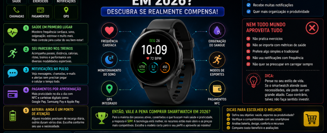 Smartwatch Realmente Vale a Pena no Dia a Dia?