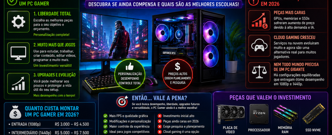 PC Gamer Ainda Compensa ou Consoles Viraram Melhor Opção?