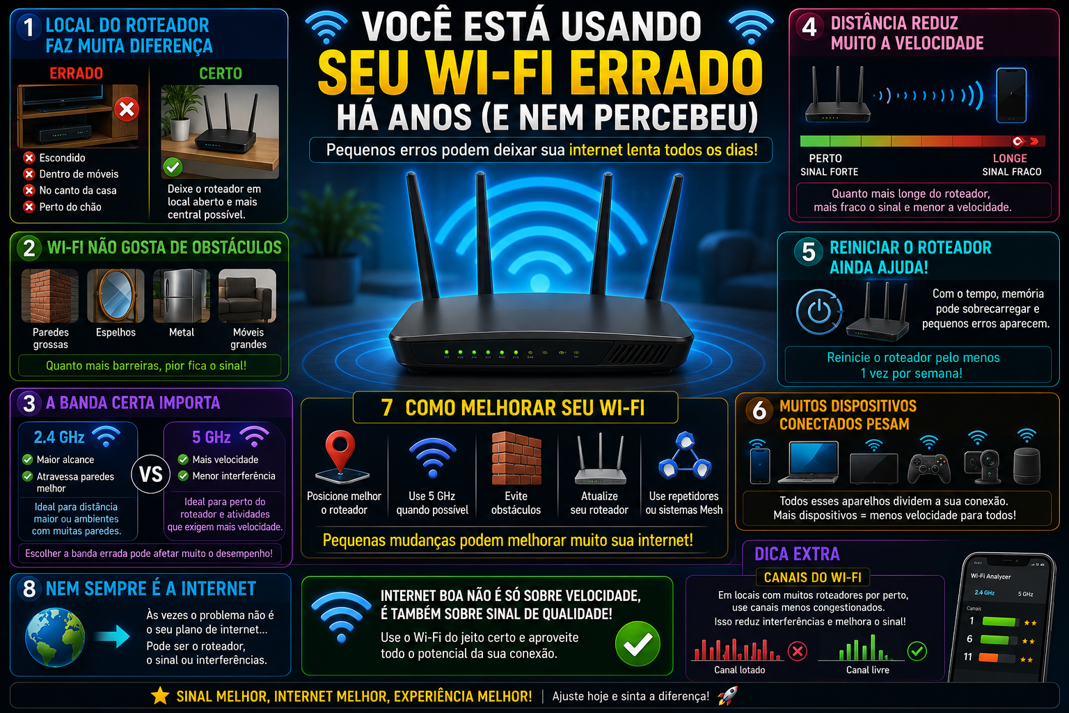 Seu Wi-Fi Pode Estar Muito Mais Lento Por Causa Desses Erros