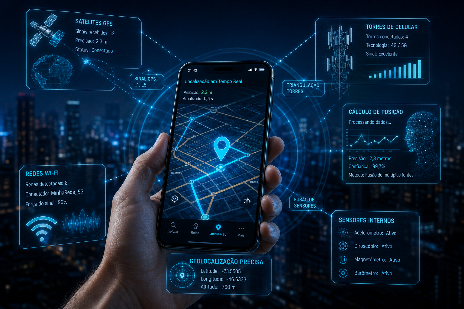 Como os Aplicativos Sabem Sua Localização?