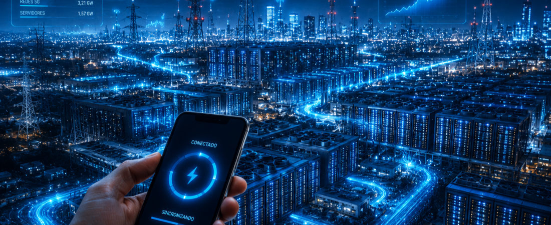 Seu Celular Parece Pequeno, Mas Existe um Gigante Consumo de Energia Por Trás Dele