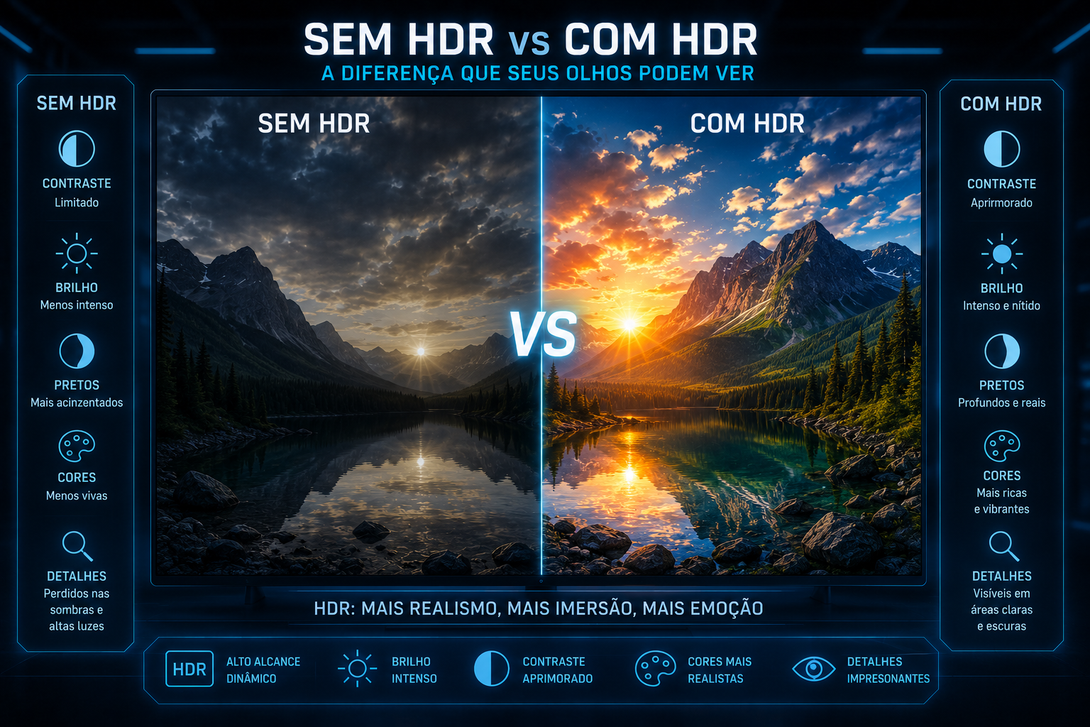 O Que é HDR e Por Que Ele Melhora a Imagem?