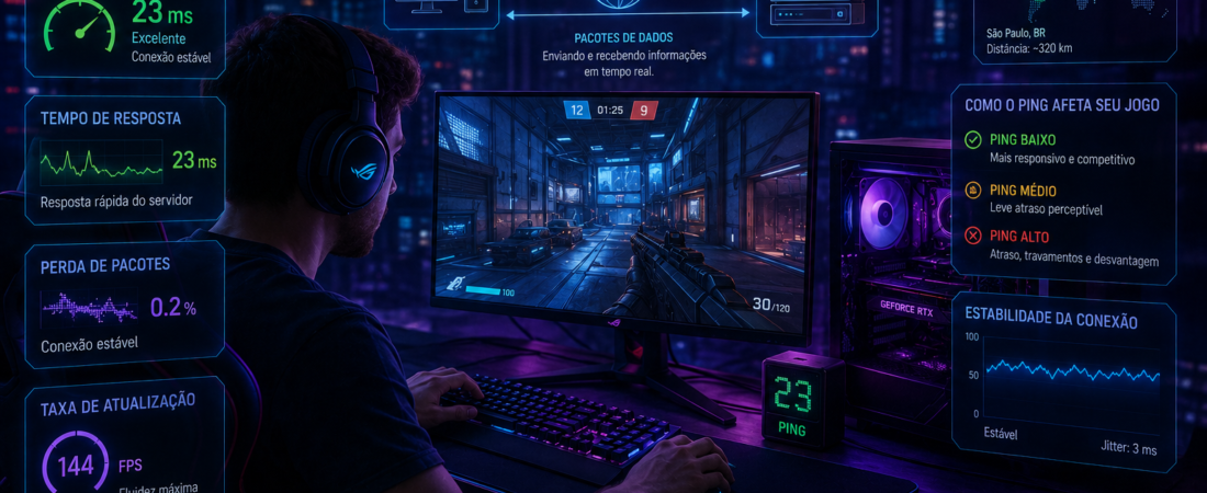 O Que é Ping e Como Ele Afeta Jogos Online?