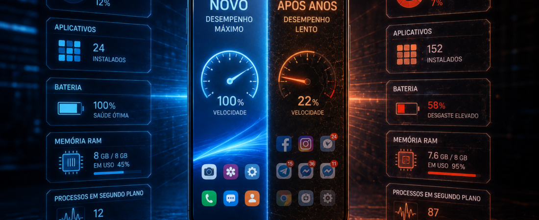 Por Que Seu Celular Fica Lento Com o Tempo?