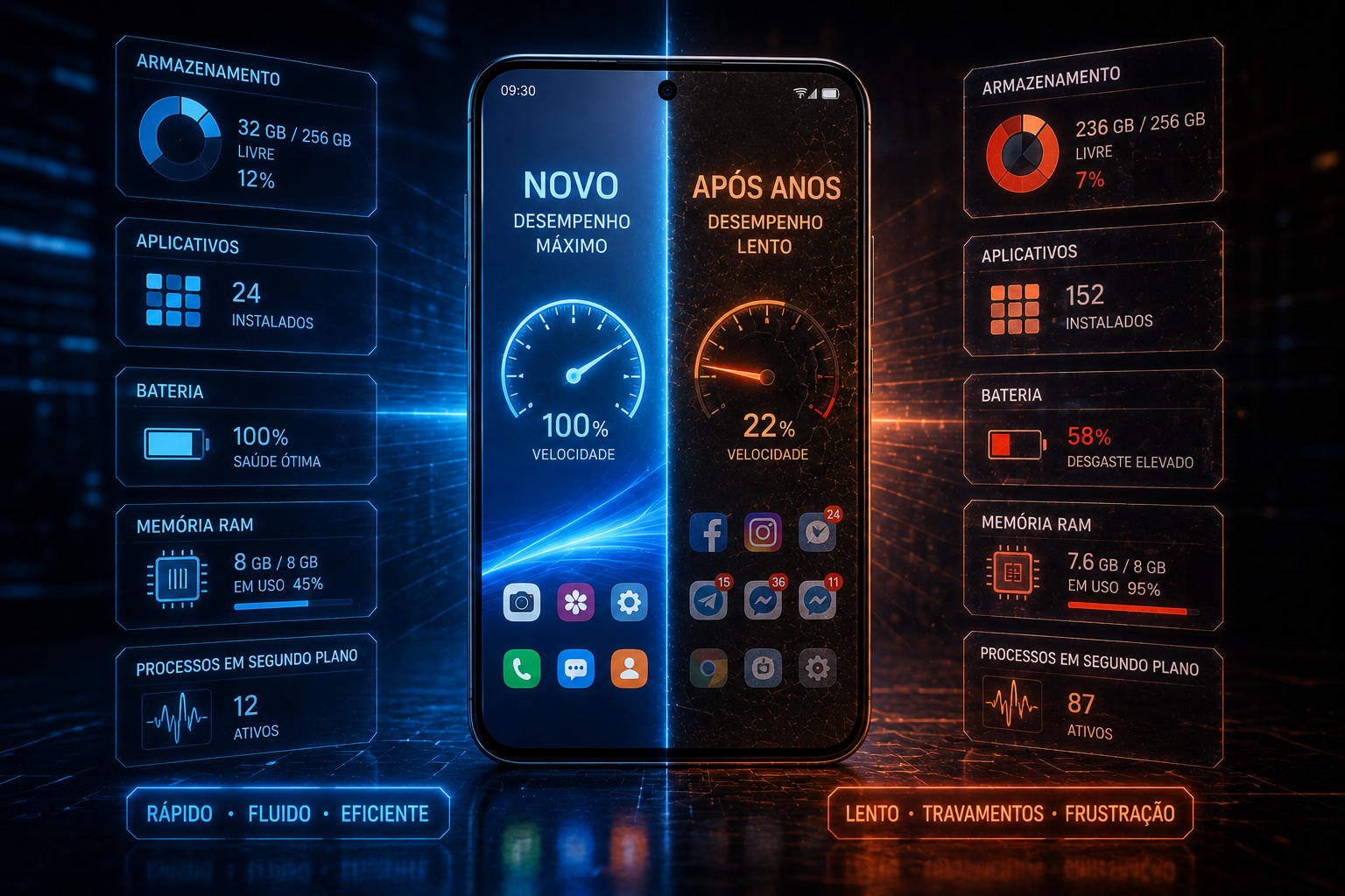 Por Que Seu Celular Fica Lento Com o Tempo?