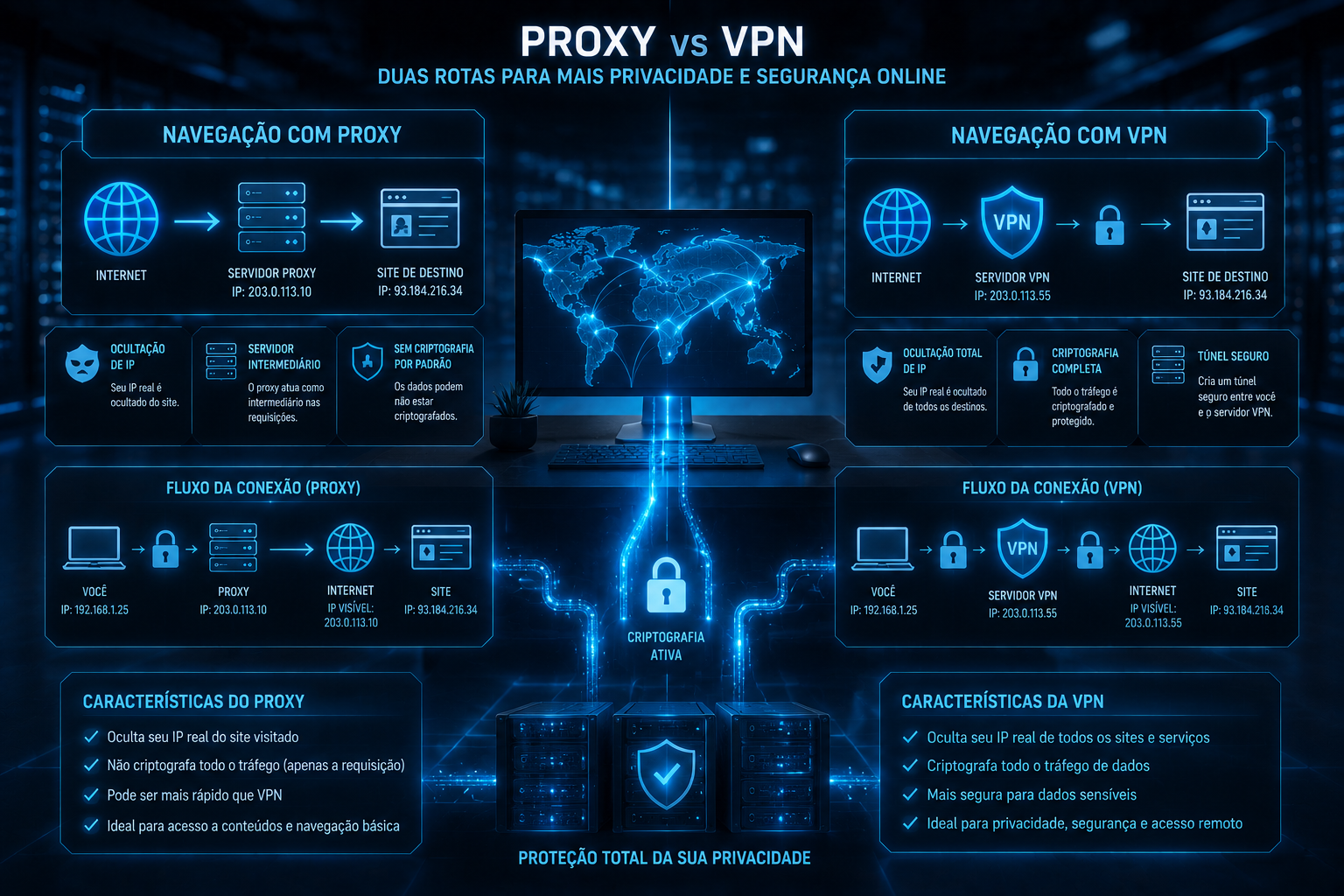 O Que é Proxy e Qual a Diferença Para VPN?