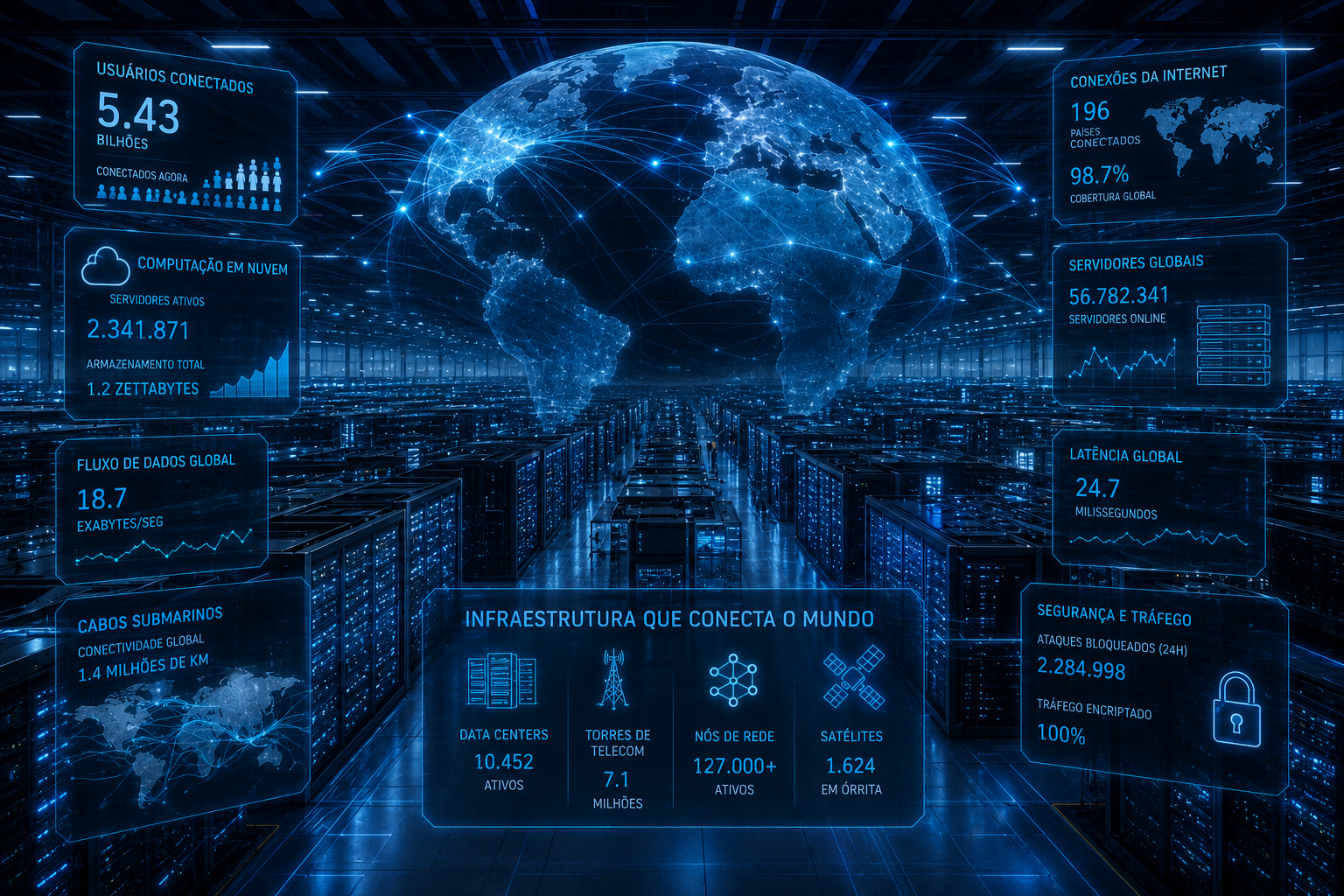 Quantos Computadores Mantêm a Internet Funcionando?