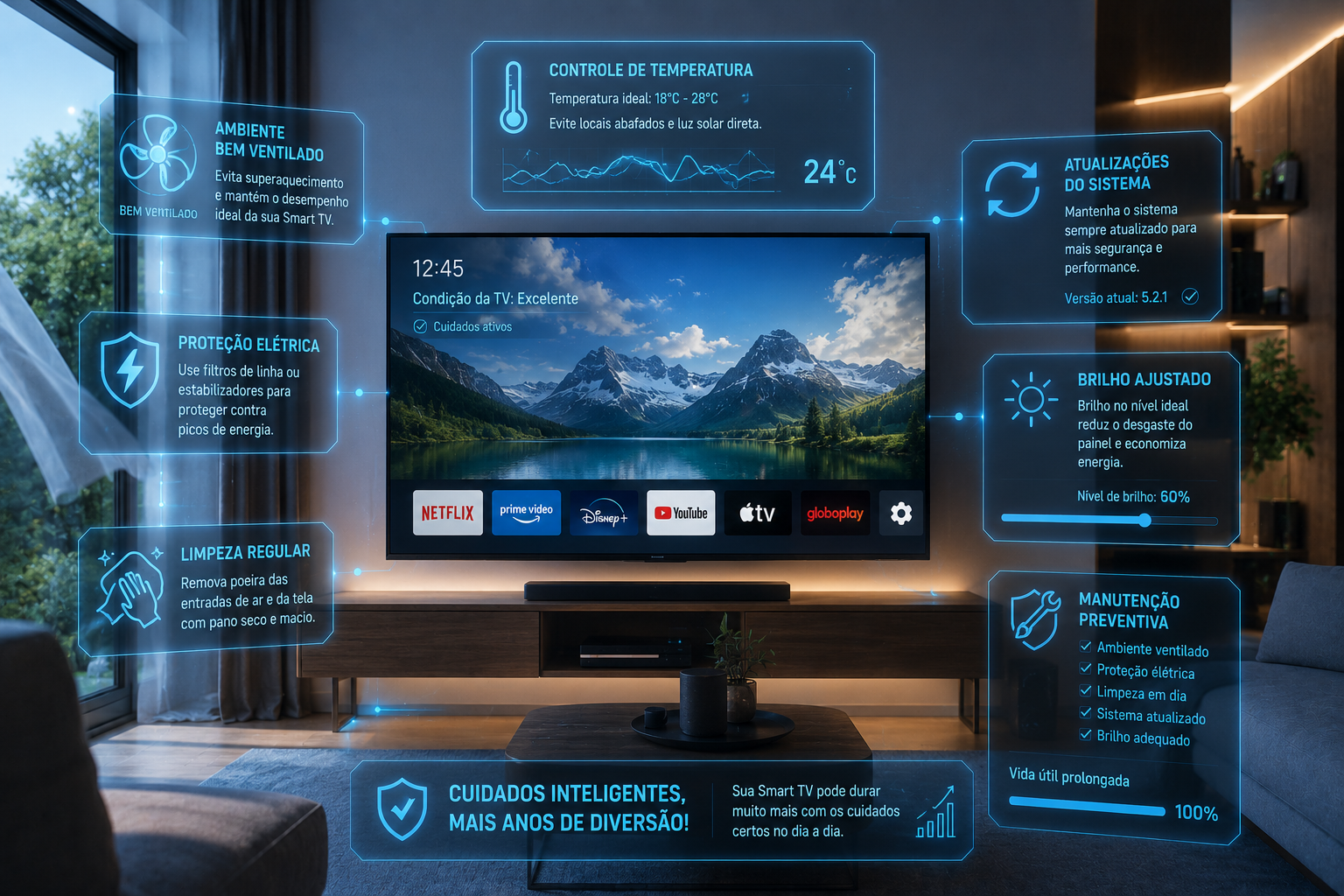Como Aumentar a Vida Útil da Smart TV