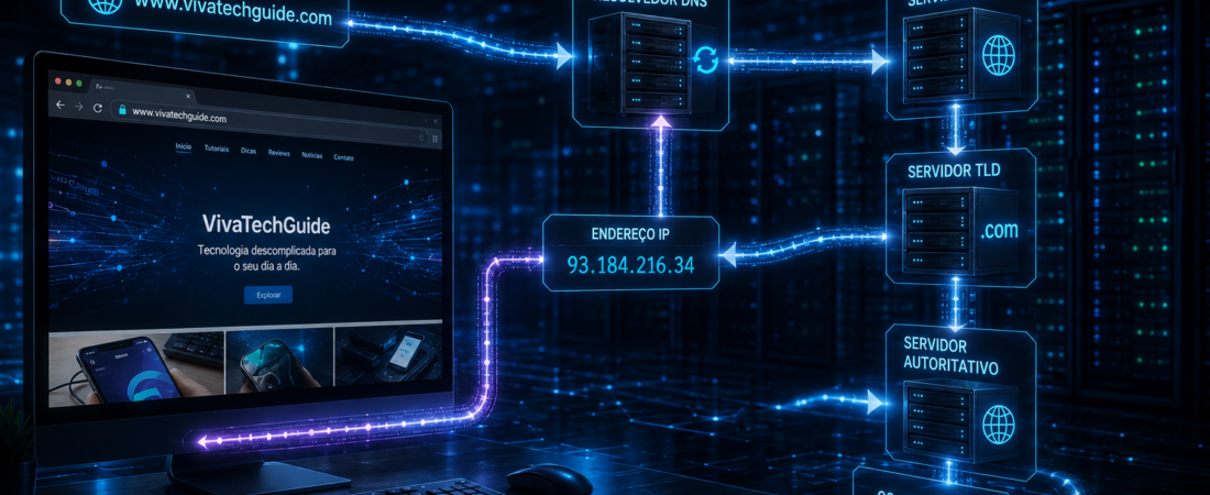 Como Funciona o DNS Quando Você Abre Um Site?