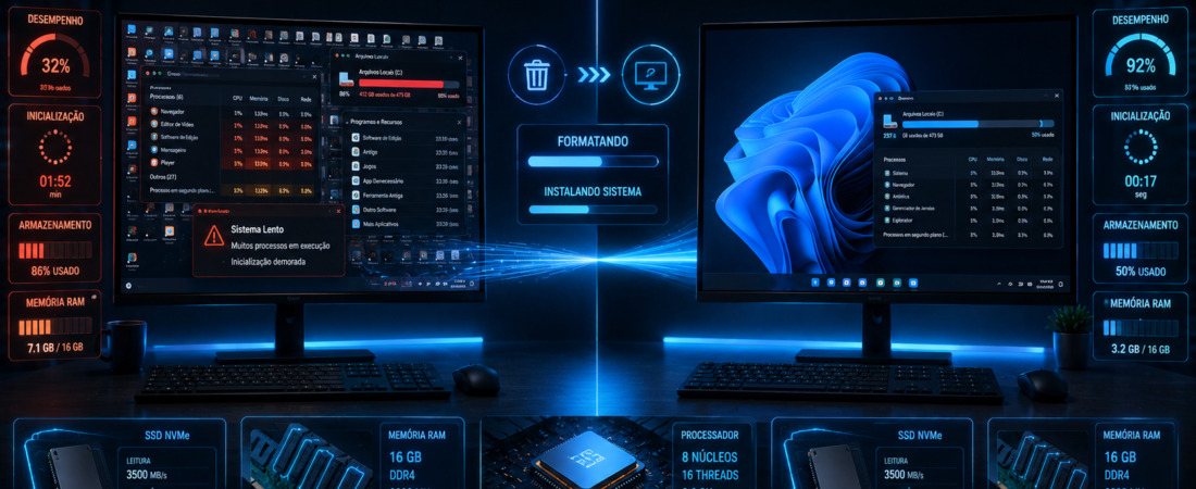 Formatar o PC Deixa Ele Mais Rápido?