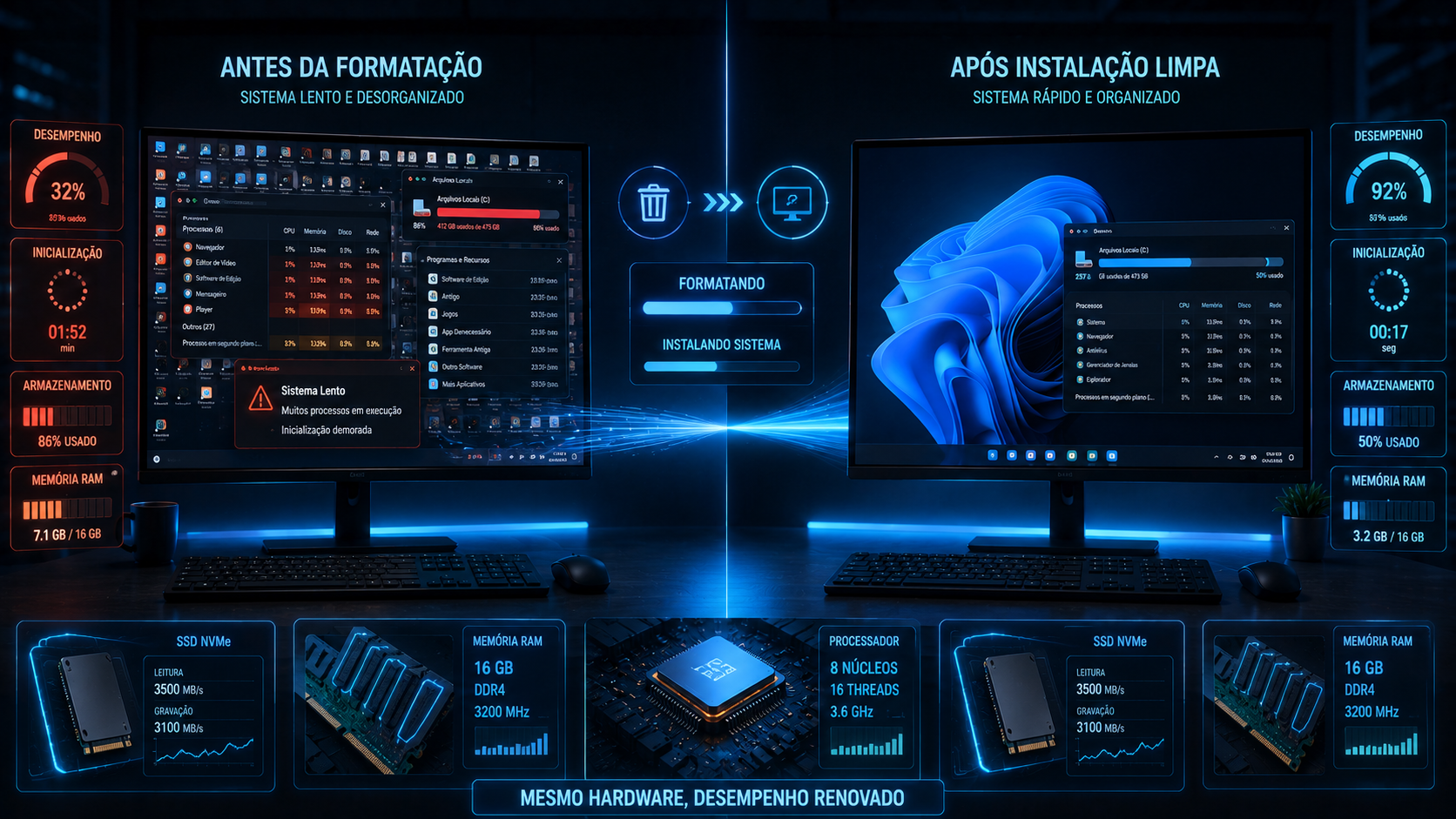 Formatar o PC Deixa Ele Mais Rápido?