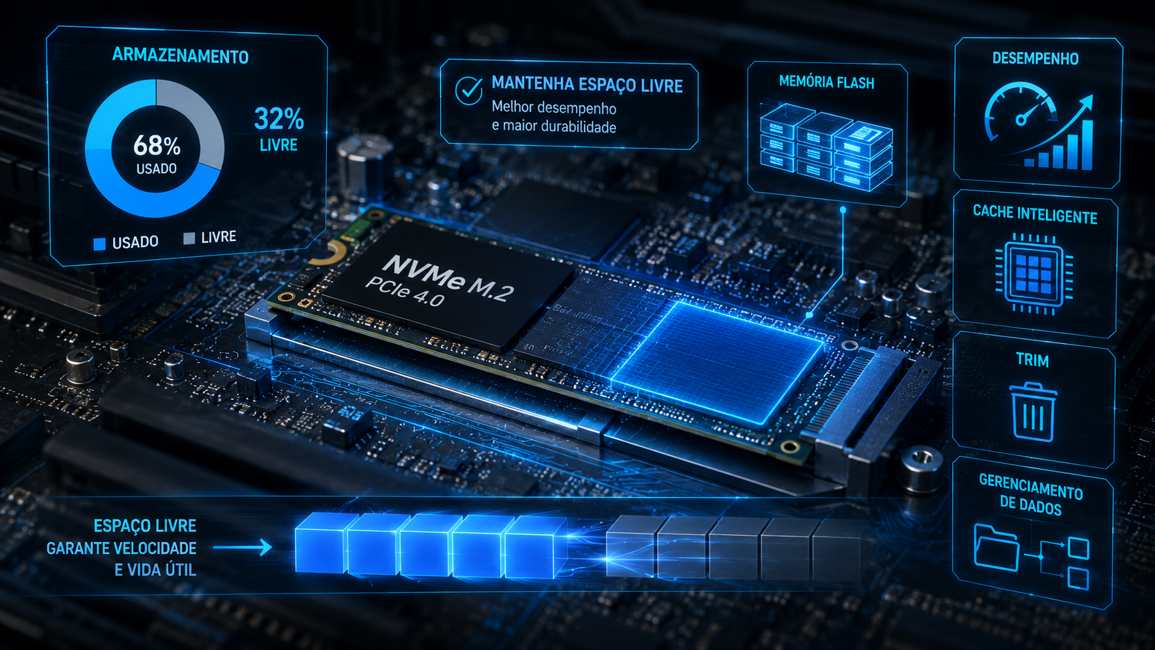 Quanto Espaço Livre Um SSD Deve Ter?