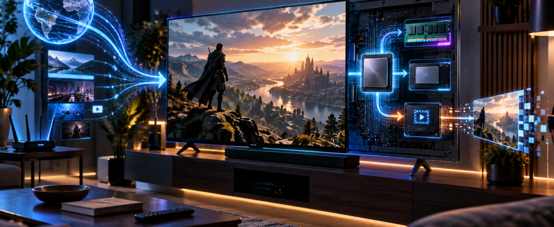 Como a Smart TV Processa Aplicativos e Serviços de Streaming