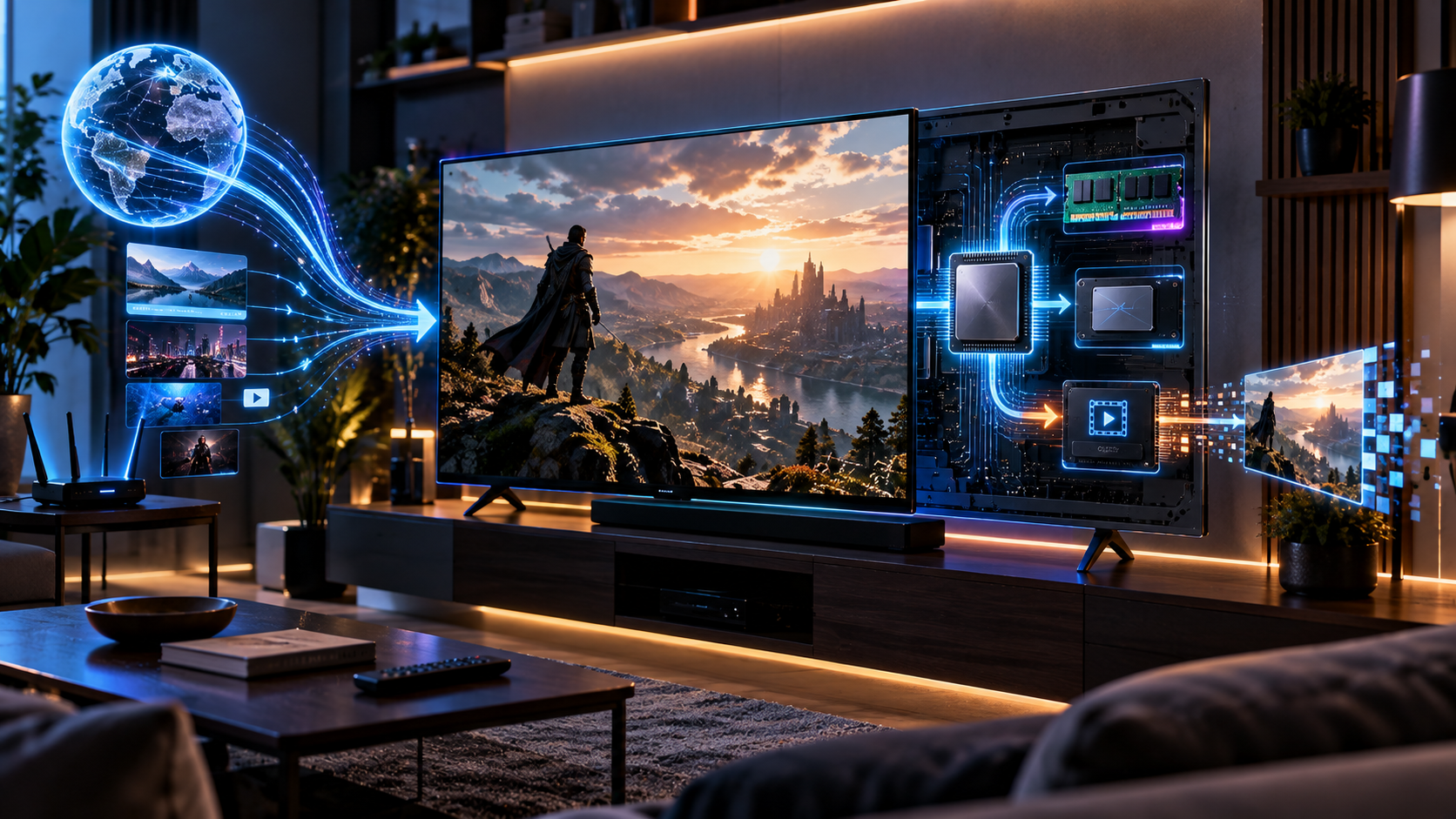 Como a Smart TV Processa Aplicativos e Serviços de Streaming