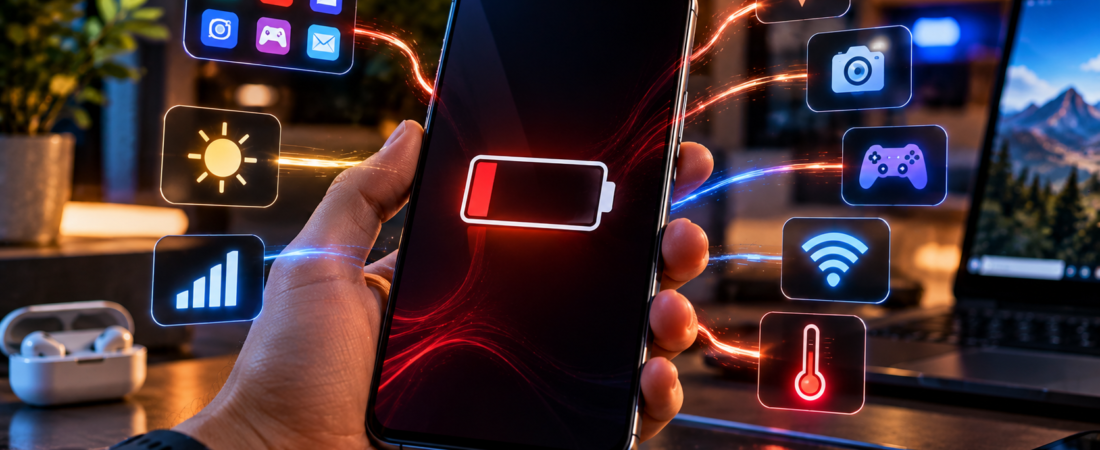 O Que Faz a Bateria do Celular Cair Mais Rápido?